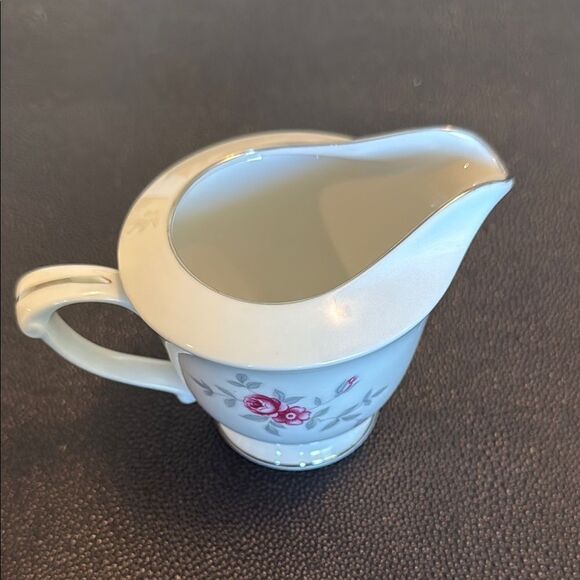 Three Castle China Rosabelle Floral Cream Pitcher Vintage - Picture 6 of 8